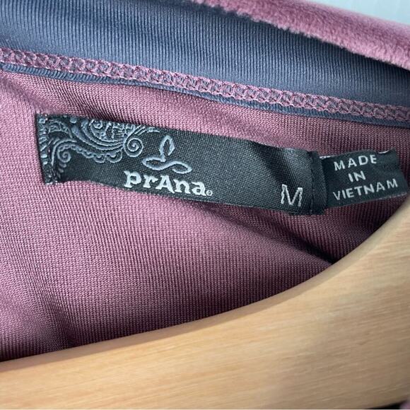 Prana Pheonix pullover funnel neck velour top with kangaroo pocket size medium - Picture 6 of 12